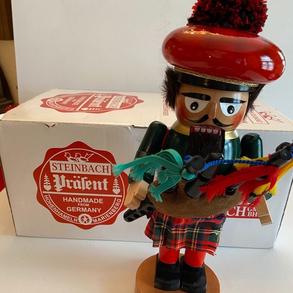 STEINBACH NUTCRACKER “CHUBBY BAGPIPER”German STEINBACH - Picture 11 of 12